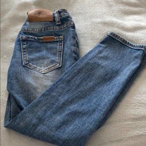 7 For All Man Kind Kids Boys Medium Wash Denim Skinny Jeans Size 5